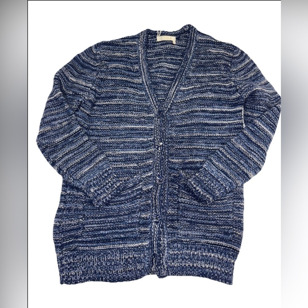 Chloé Cosmic Blue Knit Cardigan SZ SM - Picture 2 of 5